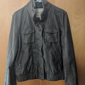 Grey American Rag Leather Jacket